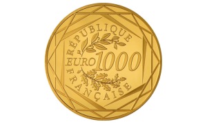 1000 euros Hercule or 999 année 2011