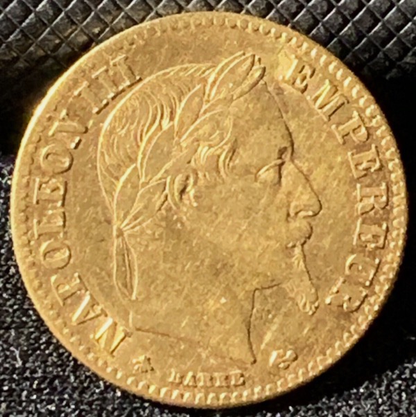 10 Francs or Napoléon III Tête Laurée 1862 A