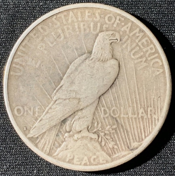 1 Dollar Peace 1922 S San Francisco Etats-Unis argent