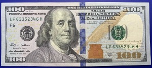 Etats-Unis, USA, Atlanta, Billet 100 dollars 2013