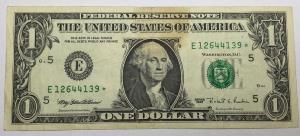 Billet 1 Dollar STAR * 1995 Etats-unis