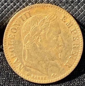 10 Francs or Napoléon III Tête Laurée 1866 BB