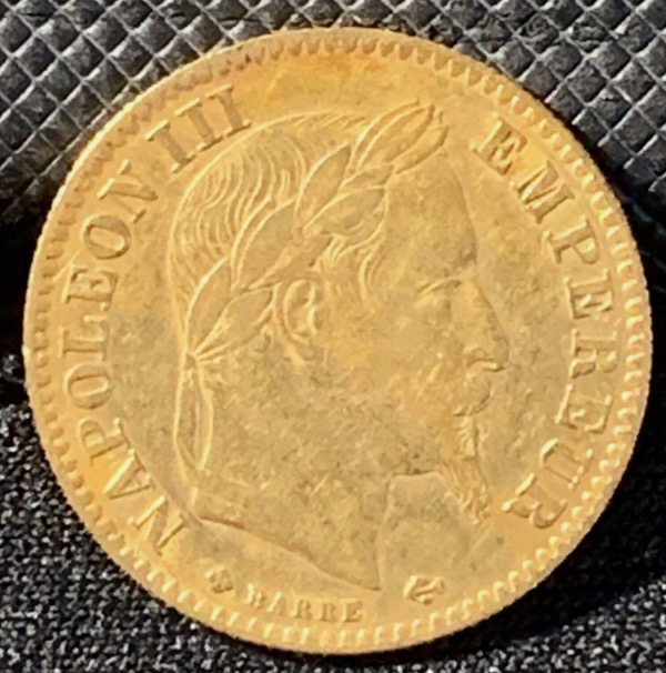 10 Francs or Napoléon III Tête Laurée 1866 BB