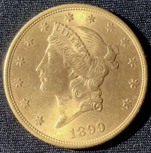 20 Dollars or Liberté 1899 États-Unis